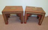 Pair of Indonesian Side Tables