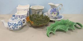 Porcelain and Pottery Bowls, Planters, and Vases