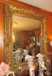 Heavy Ornate Gold Framed Mirror