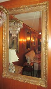 Large Ornate Gold Framed Mirror