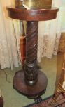 Oak Claw Foot Pedestal