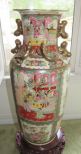 Japanese Hand Painted Palace Urn