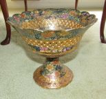 Hand Painted Satsuma Reproduction Compote