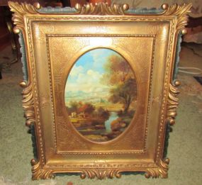 Vintage Oil on Board by Van Doreo