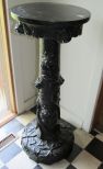 Large Ceramic Floral Design Pedestal