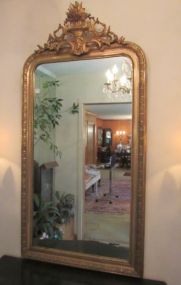 Vintage Gold Framed Parlor Mirror