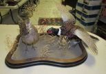 Pheasant and Hen Taxidermy