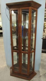 Glass Double Door Curio Cabinet