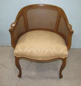 French Style Cane Back Chair