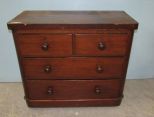 Antique Mahogany Four Drawer Chest