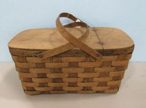 Oak Woven Picnic Basket
