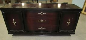 Vintage Art Deco Triple Dresser