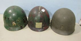 Three Vietnam Helmets