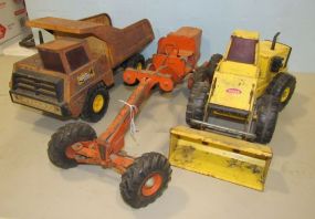 Three Metal Vintage Toy Equipment
