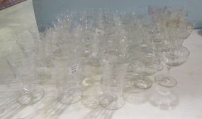 Large Lot of Glassware, Stemware