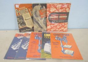 Eight 1930s-1940s Craftsman Power Tools Magazines