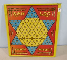 Vintage Metal Chinese Checkerboard