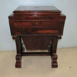 J. & J. W. Meeks Antique Sewing Cabinet/Work Table