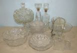 Collection of Pressed Glass Pieces