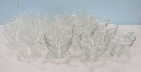 38 Assorted Punch Bowl Glass CUps