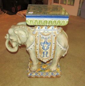 Resin Elephant Plant Stand