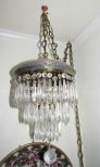 Small Brass Waterfall Hanging Light Fixture