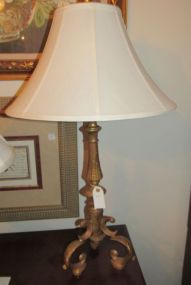 Metal Three Leg Table Lamp