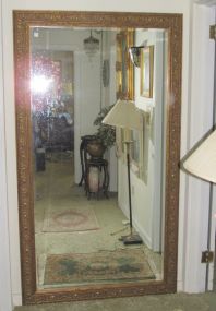 Very Large Gold Framed Wall Mirror