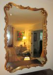 Modern Gold Framed Mirror