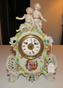 Dresden Style Mantle Clock
