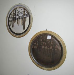 Two Springwood Pottery Wall Chargers