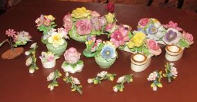 Collection Porcelain Roses and Flowers