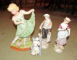 Biscuit Porcelain Figurines