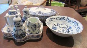 Blue Danube Blue and White Pottery