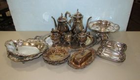 Group of Silver Plate ItemsPrint