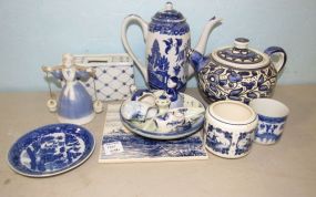 Blue and White Pottery