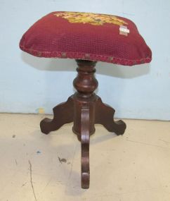 Needlework  Piano Stool