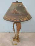 Gold Tone Decor Table Lamp