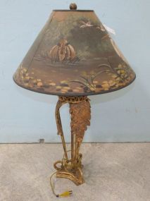 Gold Tone Decor Table Lamp