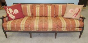 Sheraton Style Upholstered Sofa