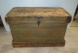 Hand Made Primitive Storage Trunk