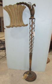 Ornate Metal Decorative Floor Lamp