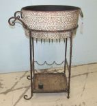 Metal Decor Beverage Cart