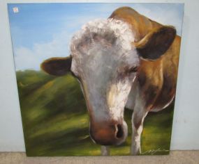 Large Cow Giclee Painting