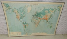 1959 Aero Relief World Map