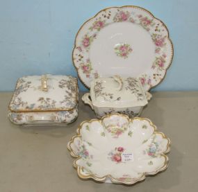 Four Assorted Serving China Pieces
