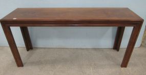 Contemporary Wood Finish Sofa Table