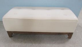 Upholstered Long Coffee Table/Ottoman