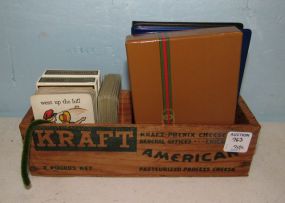 Kraft Cheese Box with Variety of Playing Cards