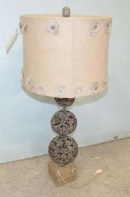 Decor Metal Flower Table Lamp